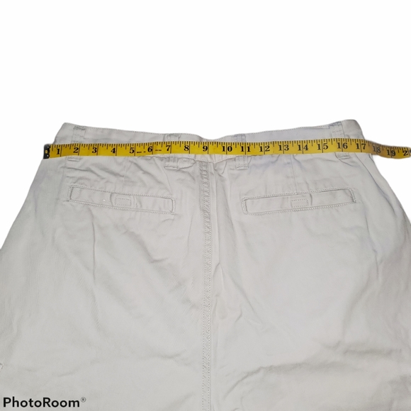 Croft and Barrow Men's Tan Cargo Shorts with Velcro Pocket Closure 409 - Picture 4 of 7